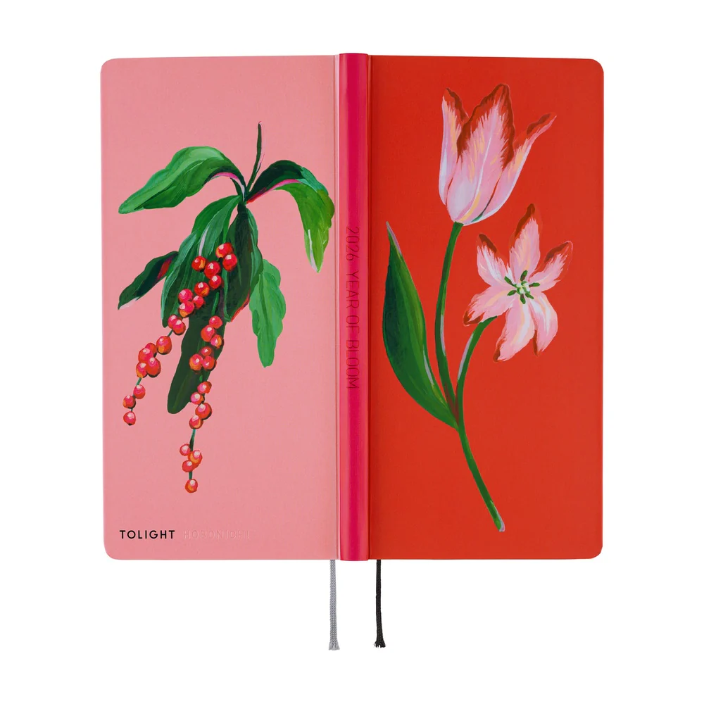 Hobonichi 2026 Tolight A Bright Year Journal - English Tall & Slim January Start