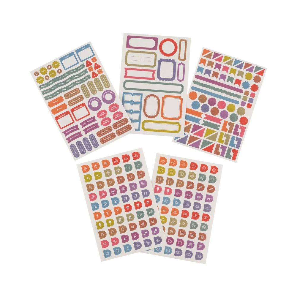 Hobonichi 2026 Tsuki no IRO Sticker Set - Schedule