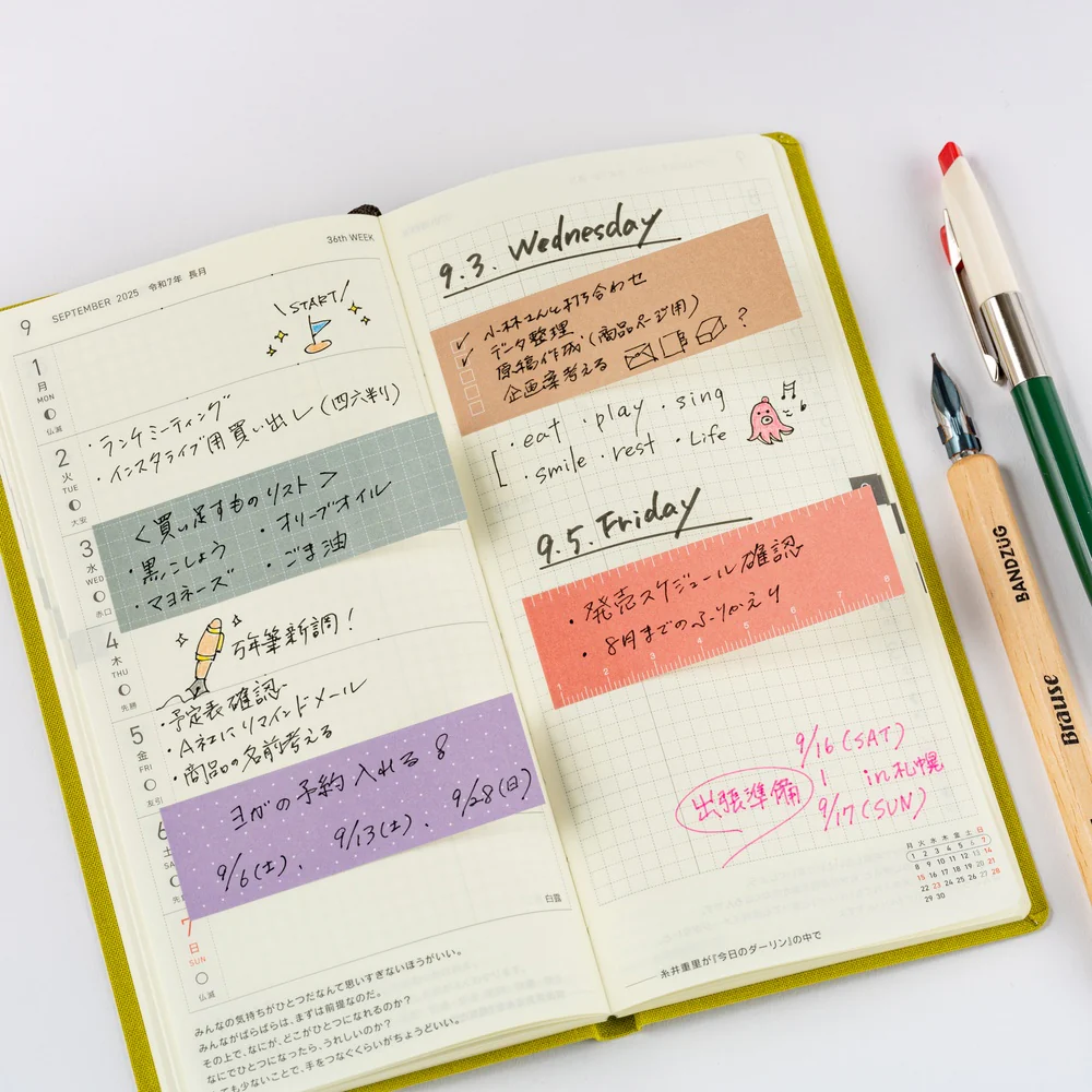 Hobonichi 2026 Tsuki no IRO Sticky Notes - Guide - Image 2