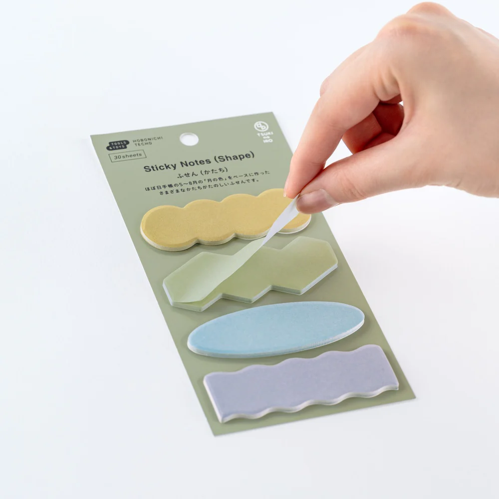 Hobonichi 2026 Tsuki no IRO Sticky Notes - Shape - Image 2