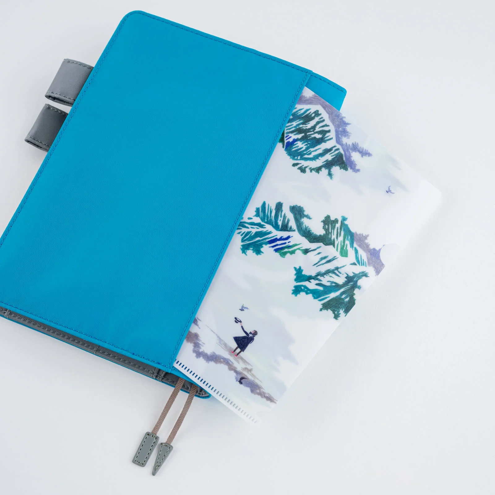 Hobonichi Clear Folder Set of 2 - Iyo Okumi - A5 - Image 2
