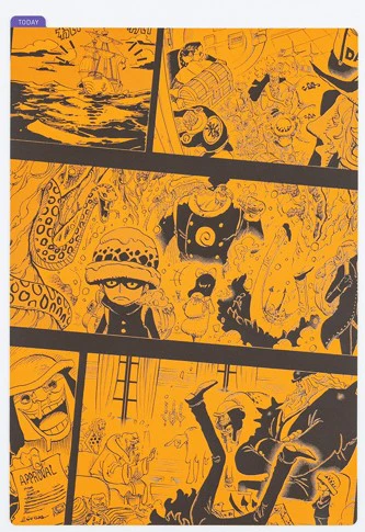 Hobonichi Pencil Board - A5 - One Piece Magazine: Memories - Trafalgar