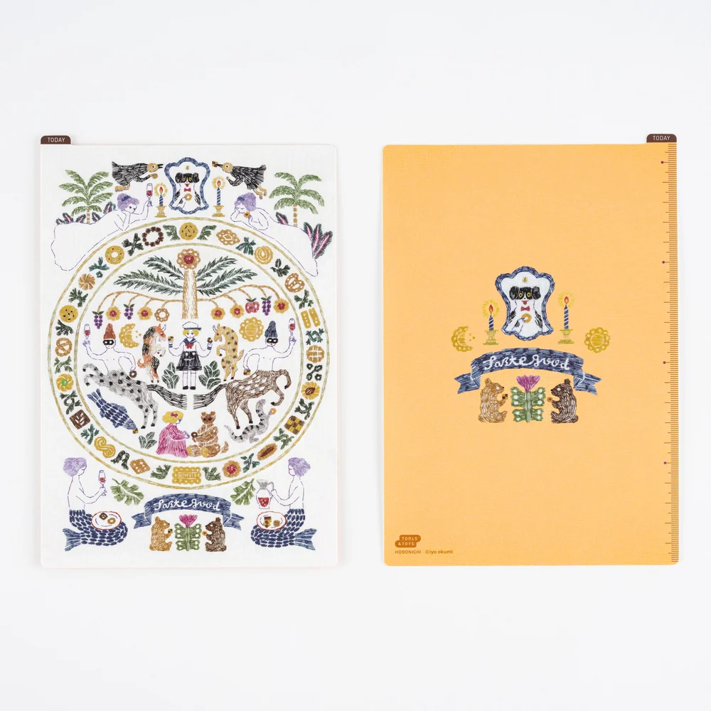 Hobonichi Pencil Board - Iyo Okumi: Happy Tea Time - Taste Good - A5
