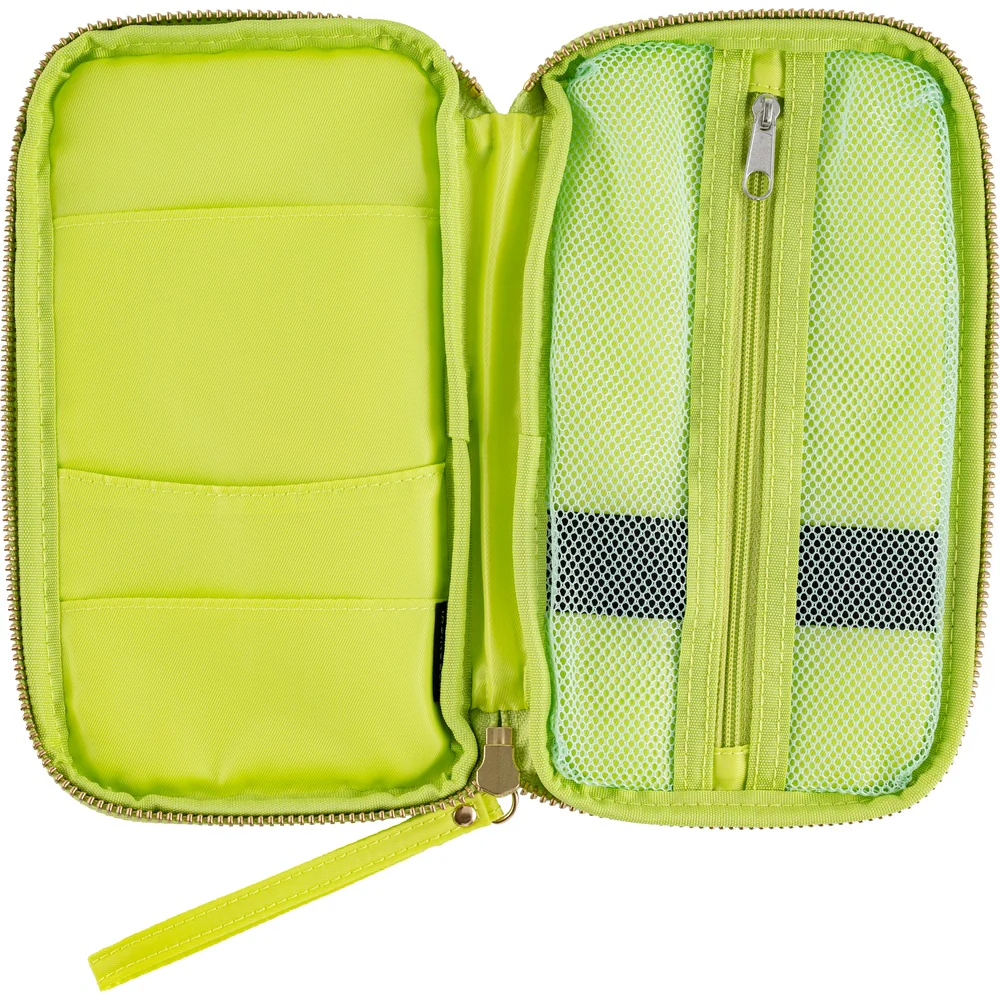 Hobonichi Small Drawer Pouch – Aqua Lime - Image 2