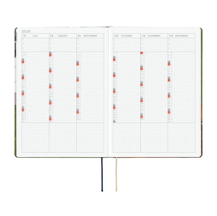 Hobonichi Techo 2026 HON Planner A5 (Daily) Hiroko Kubota: Waiting on the Chord - Image 5