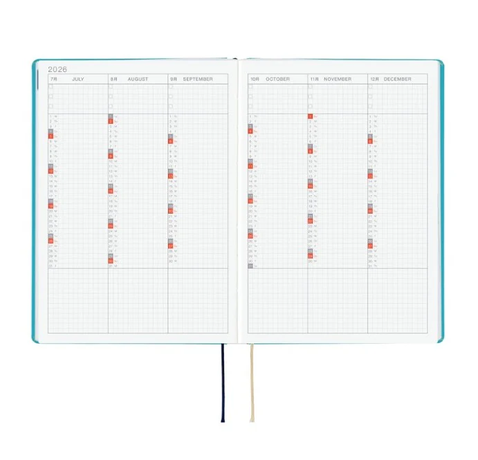 Hobonichi Techo 2026 HON Planner A5 (Daily) - Virginia Lee Burton: The Little House - Image 3