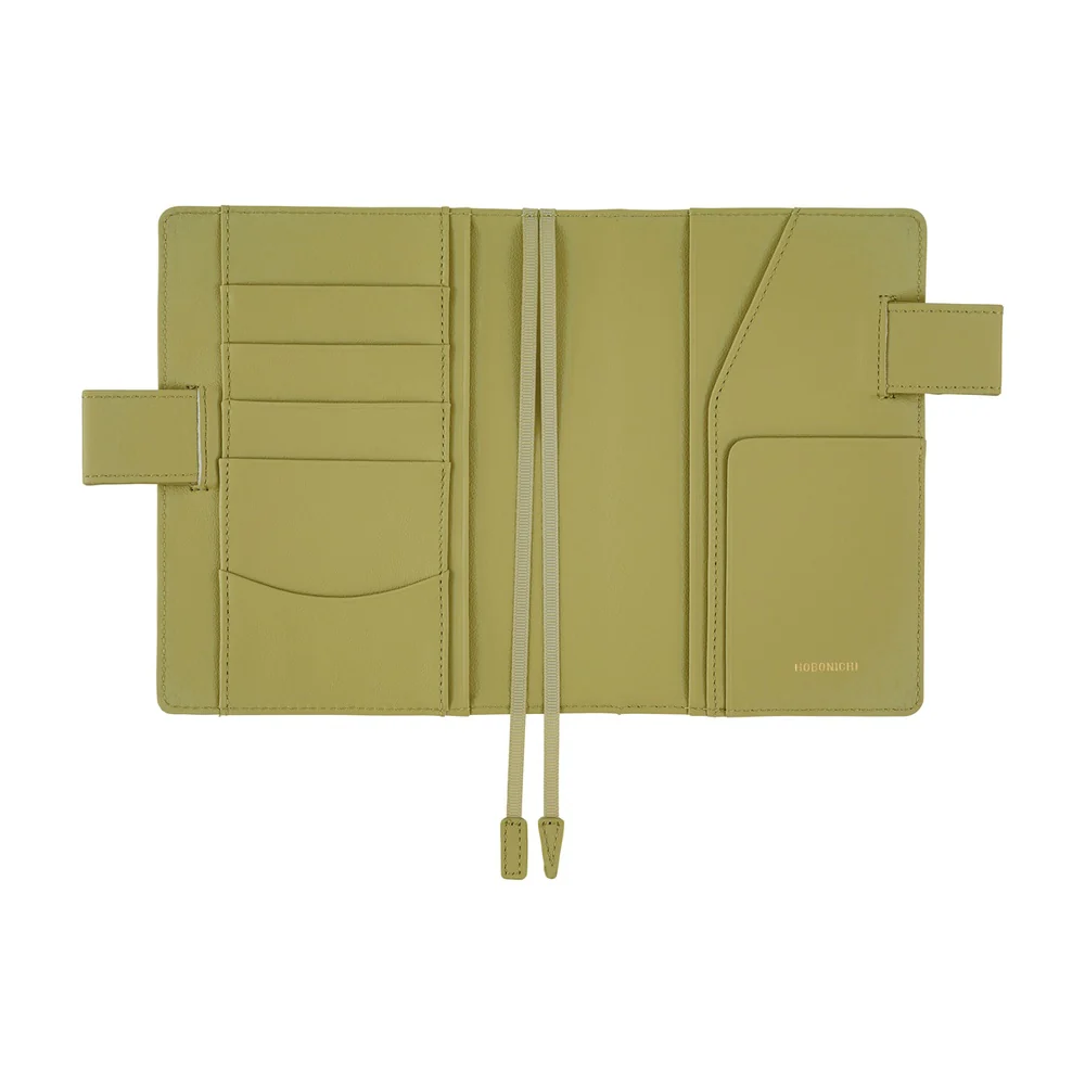 Hobonichi Techo 2026 Leather Cover A6 – Sage Green - Image 3