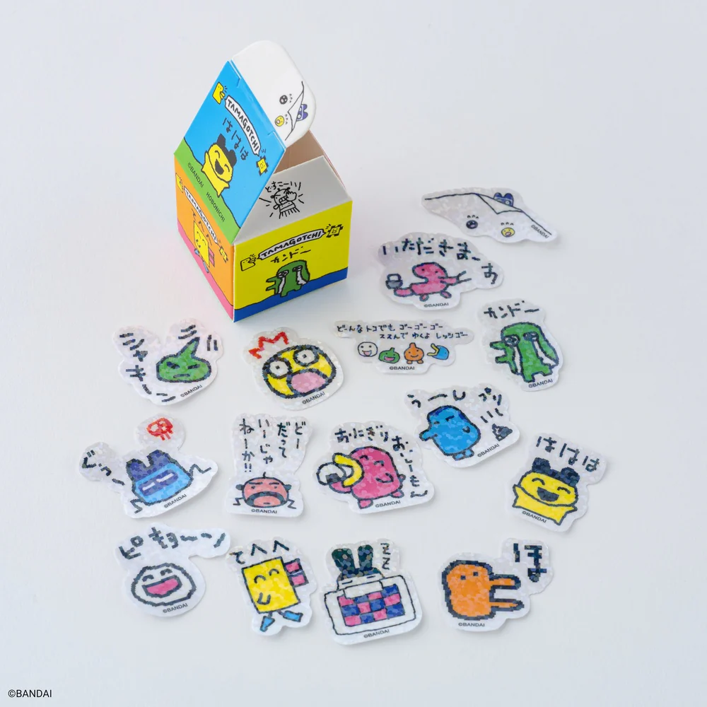 Hobonichi Techo 2026 - Tamagotchi Flake Stickers - Set of 3 Boxes - Image 3