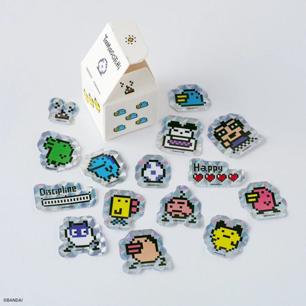 Hobonichi Techo 2026 - Tamagotchi Flake Stickers - Set of 3 Boxes - Image 4