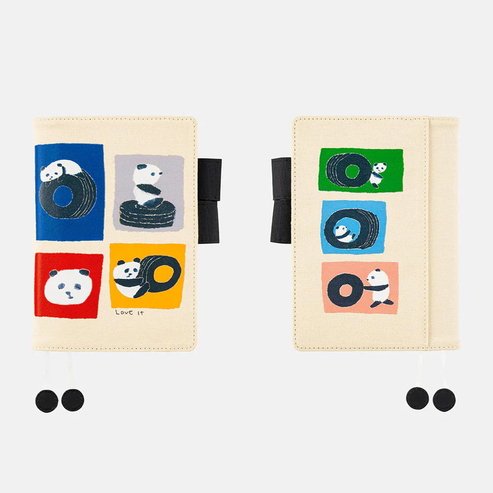 Hobonichi Techo Cover - A6 - Jin Kitamura: Love It panda