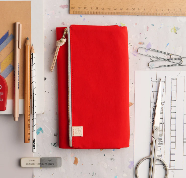 Hobonichi Techo Weeks Cover - Tragen (Red) - Image 4
