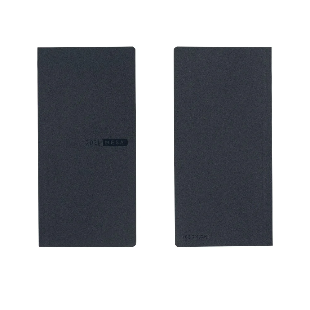 Hobonichi Weeks 2026 Sneaker: Indigo Black - Mega English Tall & Slim January Start