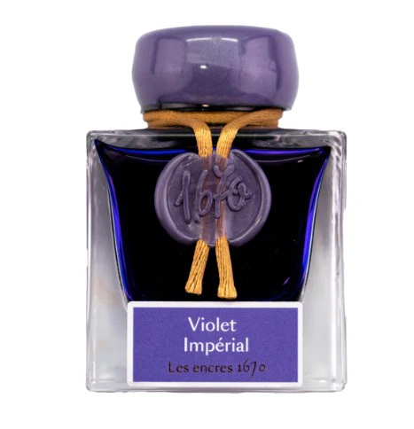 J. Herbin 1670 Collection 50ml Ink Bottle - Imperial Violet