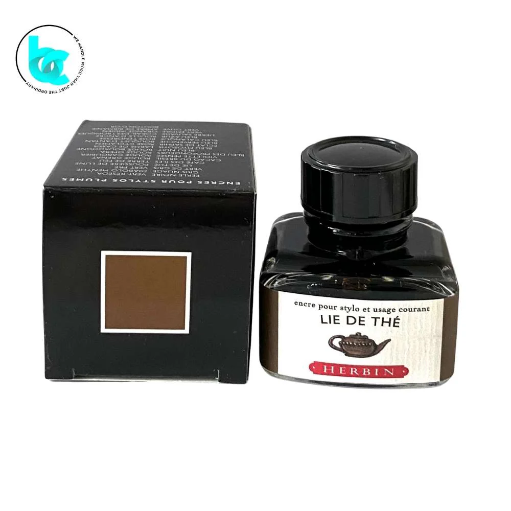 J.Herbin Fountain Pen 30ml ink bottle - Tea Leaves (Lie de Thé)