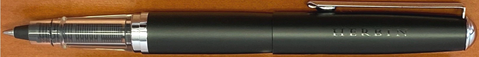 J. Herbin Refillable Roller Ball Metal Black - Image 2