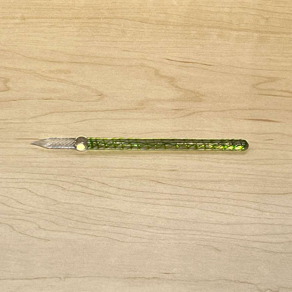 J. Herbin Straight Glass Dip Pen 7" - Vert Pré (light green)