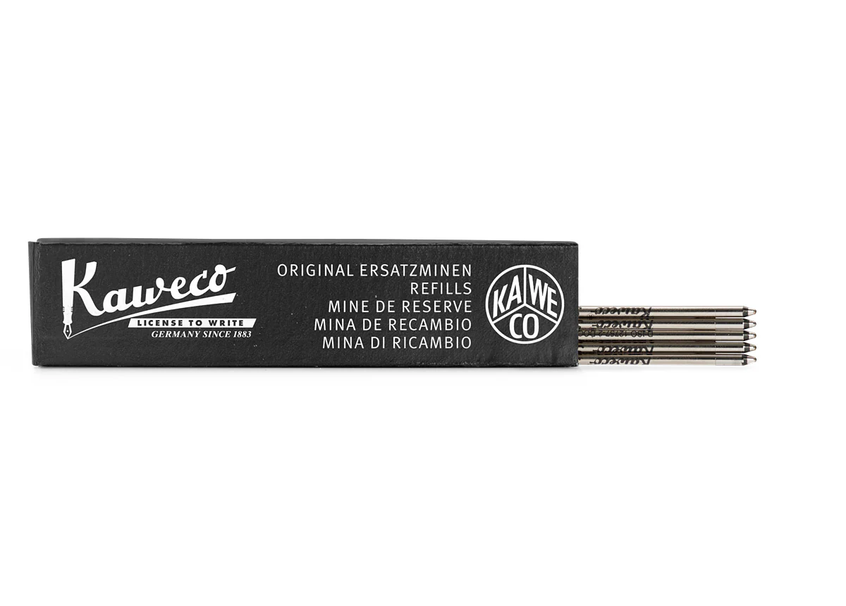 Kaweco D1 Ballpoint Refill 1.0 mm Black, 5 pcs