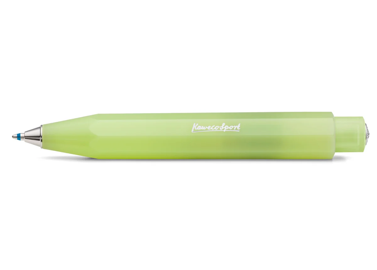 Kaweco Frosted Sport Ballpoint Pen - Lime (Disccontinued)
