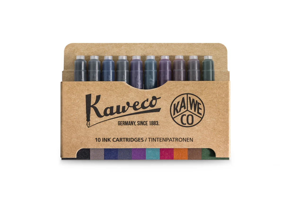 Kaweco Ink Cartridges 10 pack assorted colours