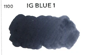 KWZ Iron Gall Ink Bottle 60mL - Blue #1 - Image 2
