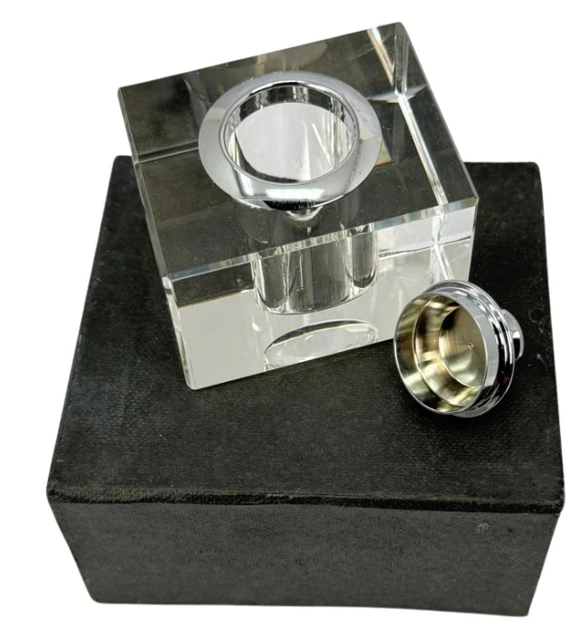Laban Crystal Inkwell - 15ml Square Bottle - Image 2