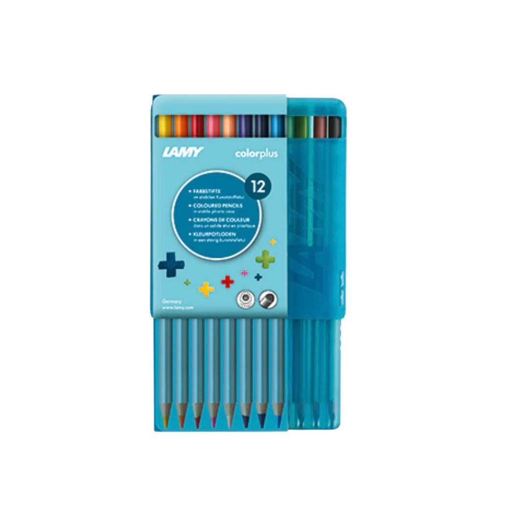 Lamy colorplus Coloured Pencil Set - 12 Colours in Plastic Case