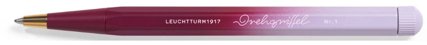 Leuchtturm1917 Drehgriffel Nr. 1 Gradient Edition Ballpoint Pen – Port Red/Lilac