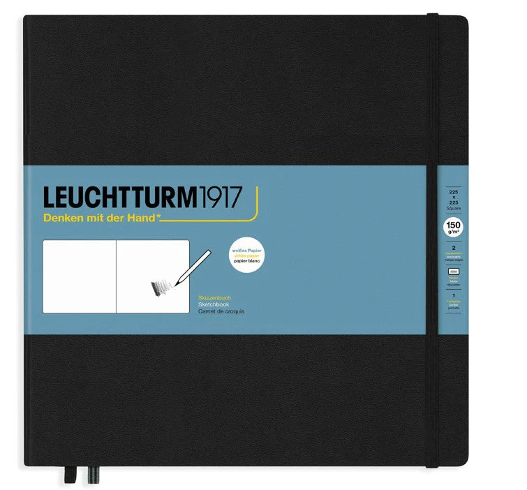 LEUCHTTURM1917 Hardcover Sketchbook Square (225 x 225 mm)