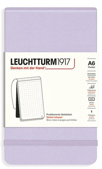 LEUCHTTURM1917 Reporter Notepad A6 Dotted - Lilac