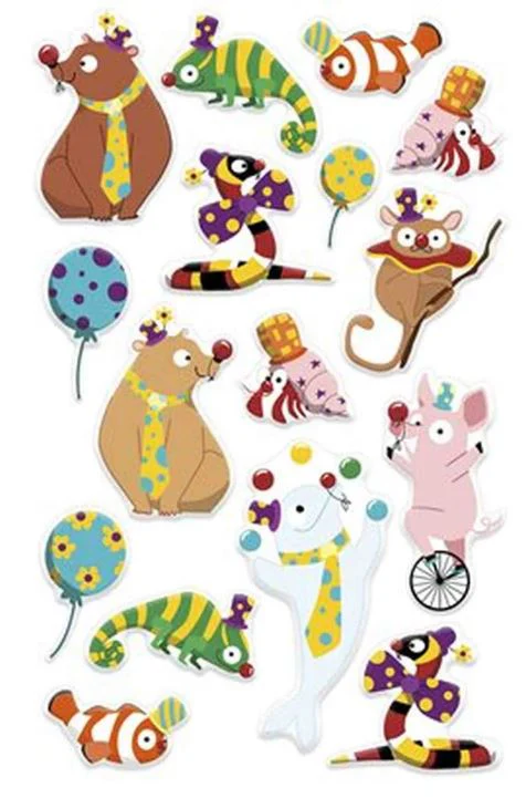 Maildor Cooky Stickers – Clowns