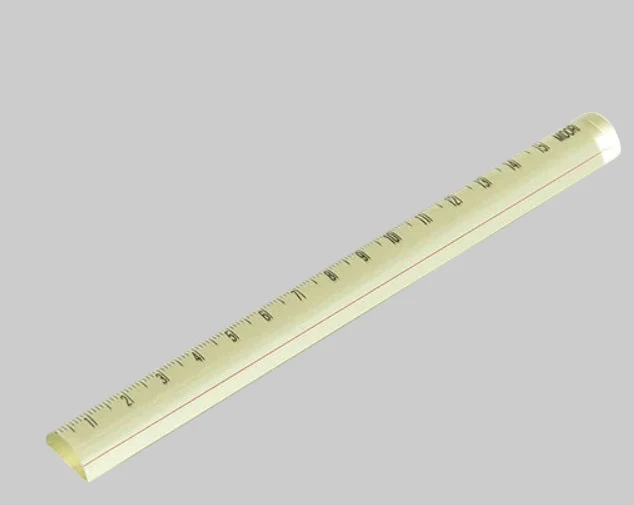 Midori Lens Ruler - Yellow (15 cm) - Image 2