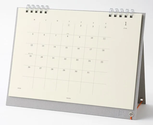 Midori MD Monthly Calendar Desk Type - 2026