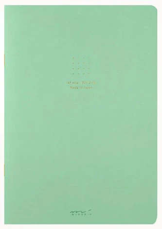 Midori Notebook Color Dot Grid - A5 - Green