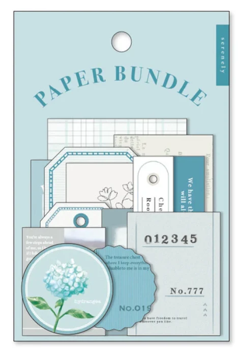 Mind Wave Paper Bundle Sticker – Mint