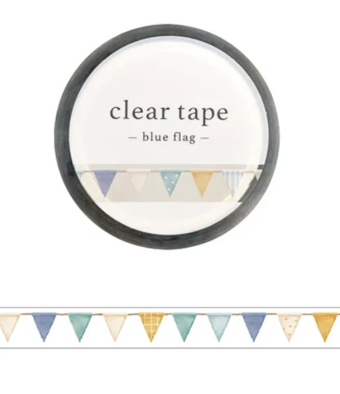 Mind Wave Washi Tape – Blue Flag