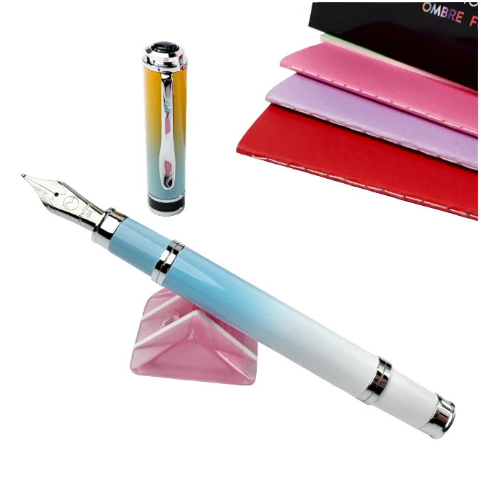 Monteverde Innova Ombre Fusion Bliss (Gold/Blue/White) Fountain Pen