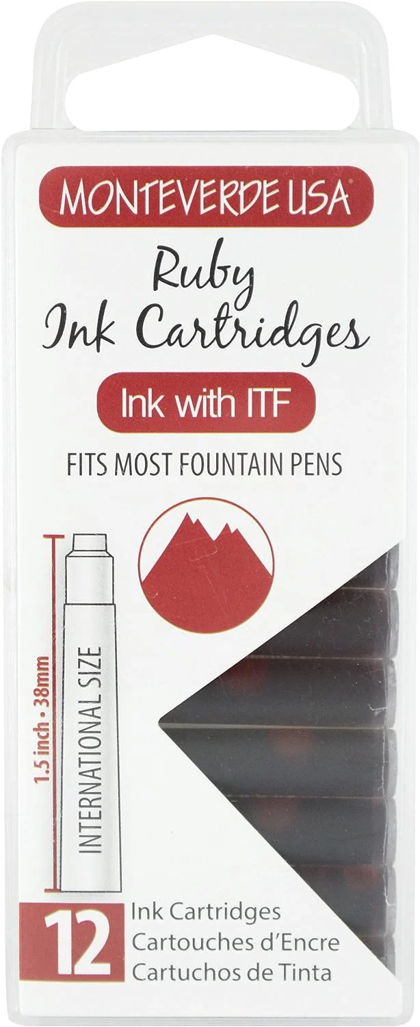 Monteverde Standard Cartridges - Pack of 12 - Image 8