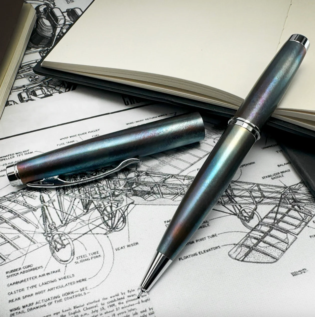 Monteverde USA Dakota Rollerball Pen Raw Flame - Image 2