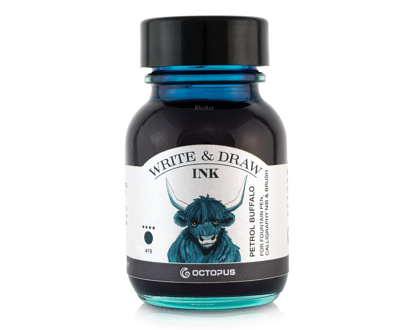 Octopus Write & Draw ink 50ml - Petrol Buffalo