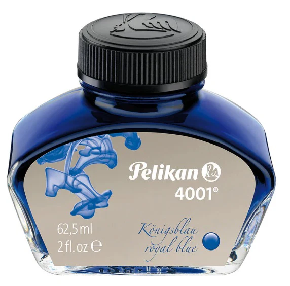 Pelikan 4001 Fountain Pen Ink 62.5ML - Royal Blue