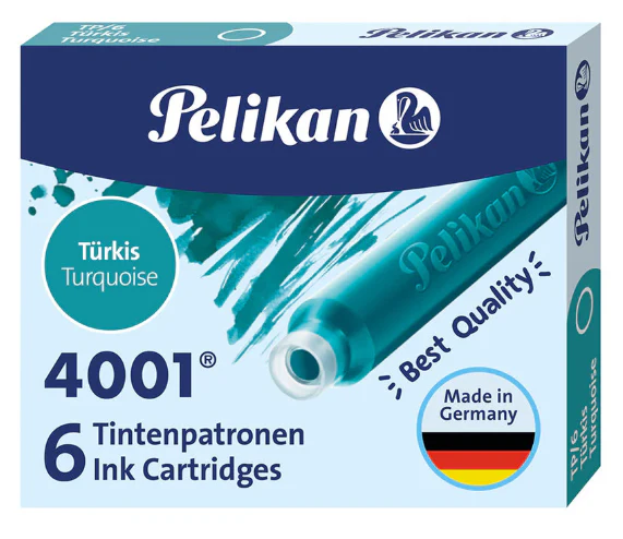 Pelikan 4001 TP/6 Small Ink Cartridges - Image 5