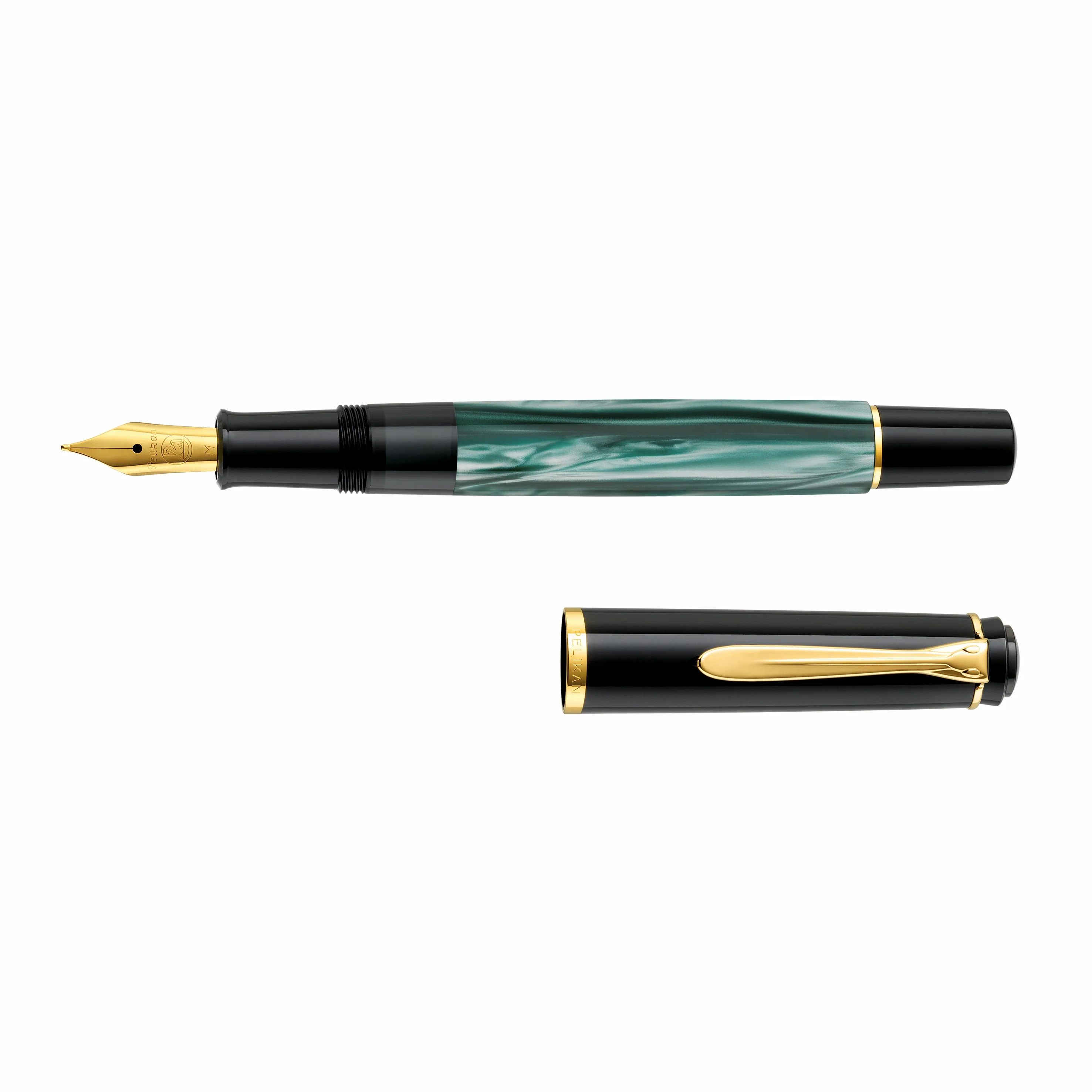 Pelikan Classic M200 Fountain Pen Green Marble