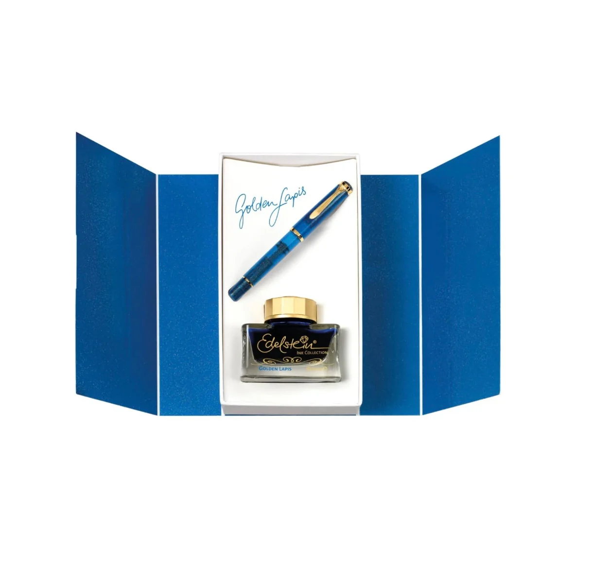 Pelikan Classic M200 Special Edition Fountain Pen Set - Golden Lapis