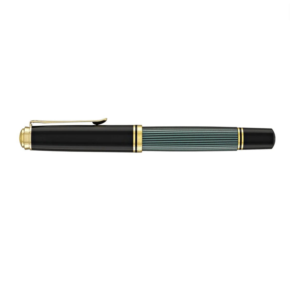 Pelikan Souverän M1000 Black/Green Fountain Pen 18kt - Image 2
