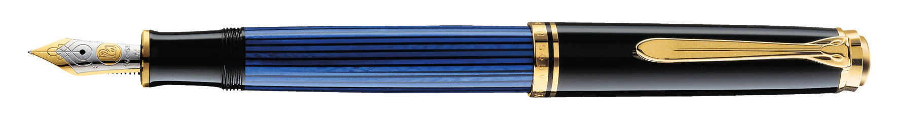 Pelikan Souverän M600 Black/Blue 14kt