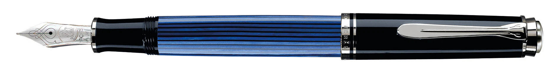 Pelikan Souverän M805 Black/Blue Fountain Pen 18kt