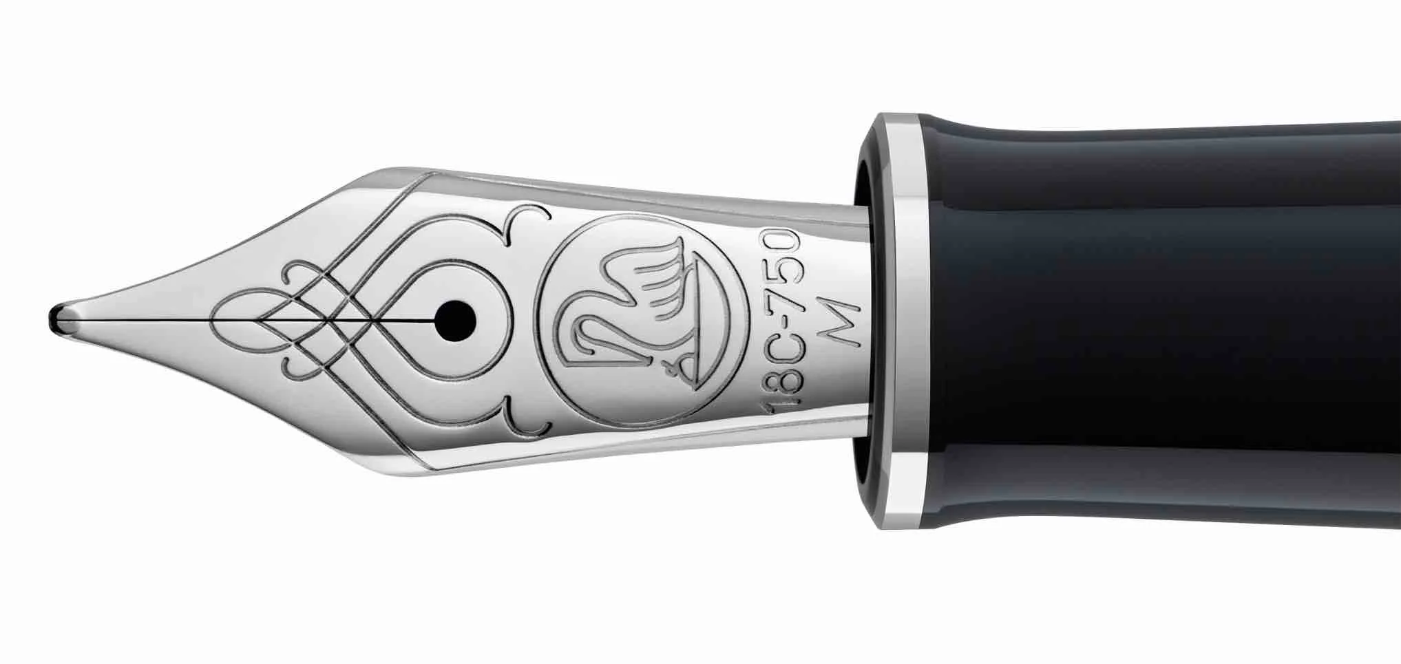 Pelikan Souverän M805 Black/Blue Fountain Pen 18kt - Image 3