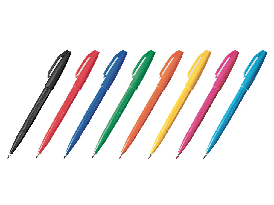 Pentel Marker Sign Pen - Red - Image 2