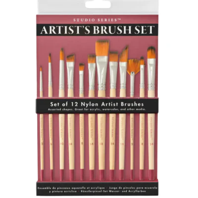Peter Pauper Press - Studio Series Artist's Paintbrush Set