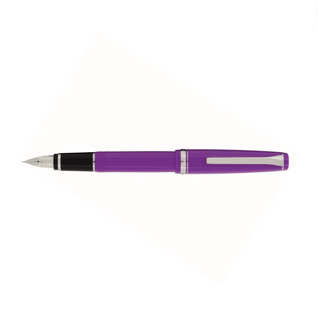 Pilot Falcon Fountain Pen - Purple with Silver Trim